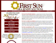 Tablet Screenshot of firstsunhr.com